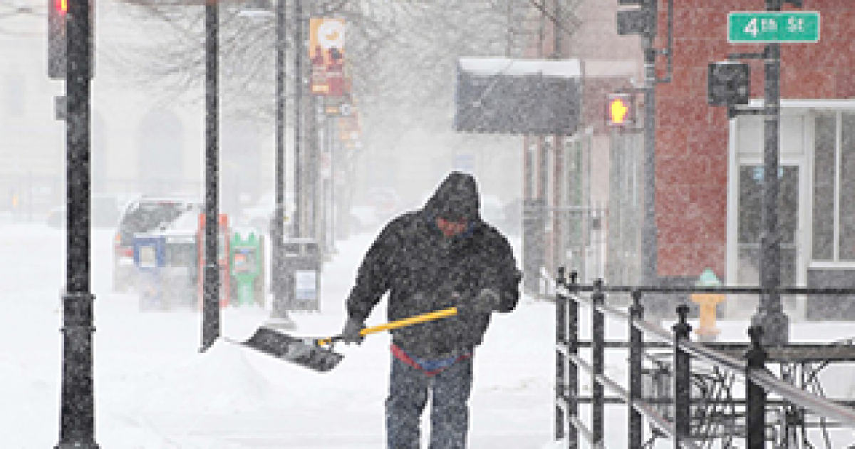 The Health Risks of Shoveling Snow