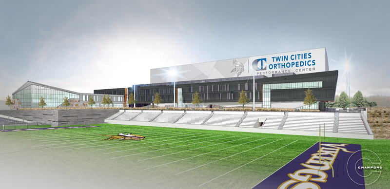 New Vikings Indoor Practice Facility at TCO Performance Center Complete