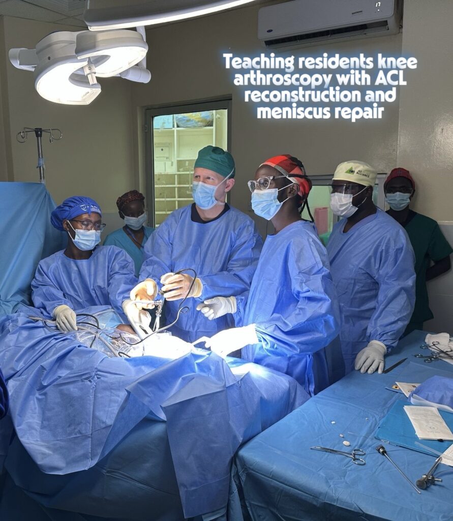 Tenwek arthroscopy
